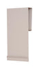 Door Hanger, Hooks Over A Door with a Thickness No Greater Than 2 7/16" to Hold Personal Protection Organizers, Quartz Powder Coated Steel, 5½"W x 12 1/8"H x 2½"D (Made In USA)