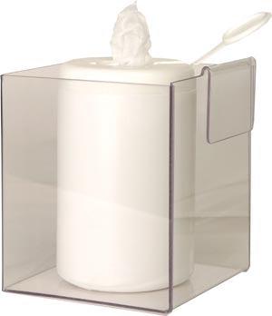 Caddy Dispenser, Clip-On, Holds A Variety of Medical Supplies Including Wet Wipes Canisters (Various Sizes), Clips to Side of Protection Organizers Greater Than 4