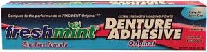 Denture Adhesive, Freshmint, 2 oz, Zinc-Free Formulation, Compared to the Performance of Fixodent Original®, 72/cs