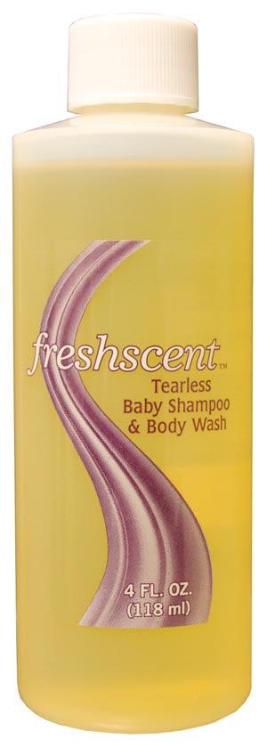 Tearless Baby Shampoo & Body Wash, 4 oz, 60/cs (Made in USA)