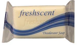 Freshscent Deodorant Soap, 3 oz, Individually Wrapped, Bulk, 72/cs