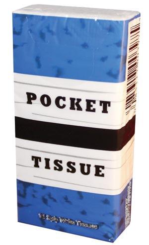 Tissue, 2-Ply, 15 ct/pk, 10 pk/bg, 36 bg/cs
