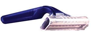 Twin Blade Razor, Stainless Steel, Lubricating Strip, Clear Removable Safety Cap, Compared to the Performance of Gillette® Good News Razors, 10/bg, 72 bg/cs