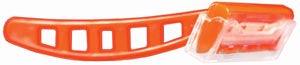 Security Razor, Clear Cover, Orange Handle, 500/bx, 2 bx/cs