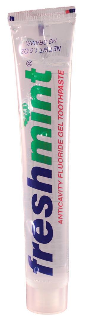 Anticavity Fluoride Gel Toothpaste, 1.5 oz, 144/cs
