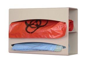 Bag Dispenser, Double, Holds Two Rolls of Bags up to 9