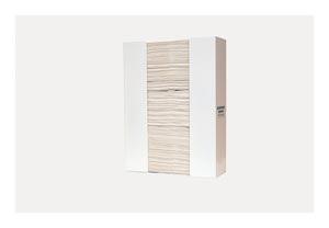 Towel Dispenser, Tall, Holds C-Fold or Z-Fold Towels, Keyholes For Wall Mounting, White Powder Coated Steel, 11¼