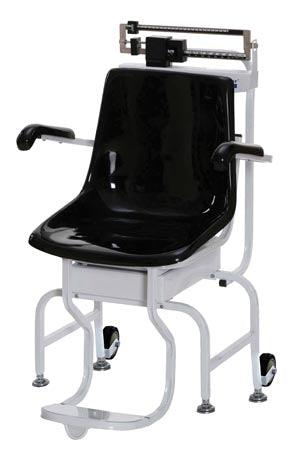 Mechanical Chair Scale, 440 lb/200kg Capacity, ¼ lb/100g Graduation, 15¾