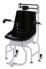 Mechanical Chair Scale, 440 lb/200kg Capacity, ¼ lb/100g Graduation, 15¾" x 18½" x 17¼" Seat Dimensions, Two Wheels, Flip Arm Rest & Foot Rest, 2-Year Warranty (DROP SHIP ONLY)