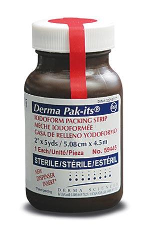 Iodoform Packing Strip with Dispenser,, Â½