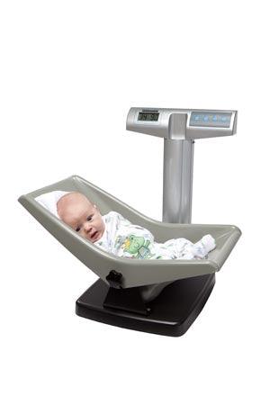 Digital Seat Scale, Pediatric, 50 lb/23 kg Capacity, 24¼