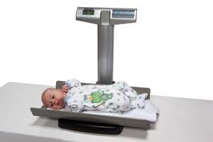Digital Scale, Pediatric, 50 lb/23 kg Capacity, 24 1/8