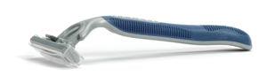 Triple Blade Razor, Lubricating Strip, Pivoting Head, 100/bx, 5 bx/cs