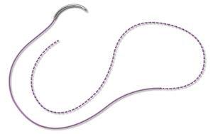 5/0 Nylon Suture, Black Mono, 10