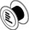 4/0 Non-Absorbable Polyviolene™ Spool, White Braided, Uncoated, 100 yds