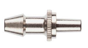Metal Male Luer Slip Connector, Barbed End, 10/pk