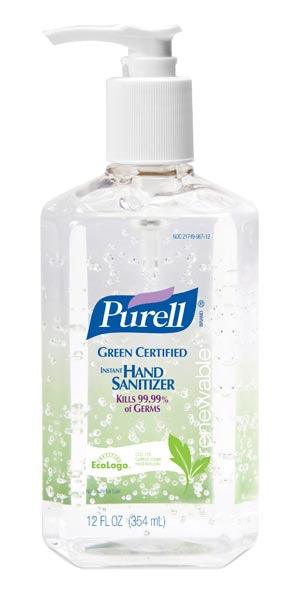 Hand Sanitizer, 12 fl oz Pump Bottle, 12/cs (091215) (Item is considered HAZMAT and cannot ship via Air or to AK, GU, HI, PR, VI)