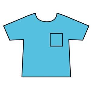 Scrub Shirt, Blue, Large, 48/cs