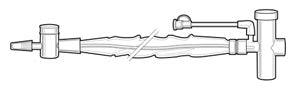 Closed Suction System, Adult, 14FR T-Piece, 21.3