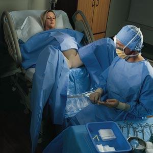 Drape, Under Buttocks, Fluid Collection Pouch, 48
