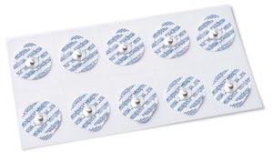 ECG Electrode, Diagnostic, Snap, Foam, 10/sheet, 10 sheet/pk, 10 pk/cs
