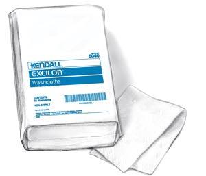 Washcloth, Novonette Finish, White, 10