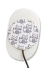 ECG Electrode, Neonatal, KittyCat, Pre-Wired, Foam 4103, 3/strip, 25 strip/ctn, 4 ctn/cs