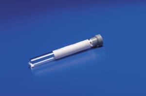 Standard Blood Collection Tube, 16 x 100, 10mL, Silicone Coated Stopper, 20mg Potassium Oxalate, 25mg Sodium Fluoride, 1000/cs