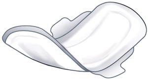 Winged Pad, Poly Backing, 2¾