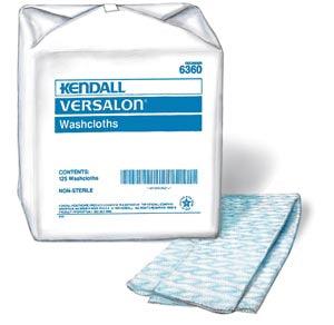 Washcloth, Apertured Finish, Blue, 9 3/8