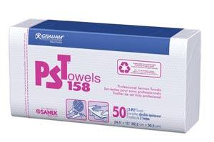 PST 158 Towel, Huck Finish, 2-Ply, 12