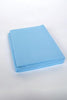 Fitted Cot Sheet, Standard Weight, Medium Blue, 30" x 72", 85 grams, 50/cs