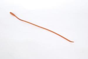Urethral Catheter, Latex Coude Tip, One Eye (Tiemann Model), Sterile Single Use, 14FR, 12/cs