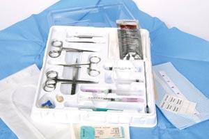 Umbilical Vessel Catheter Insertion Tray, 5FR, Polyurethane UVC, 5/cs