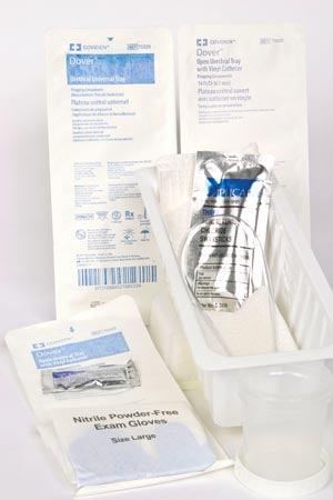 Urethral Cath Tray, 14FR Plastic/BZK, 20/cs