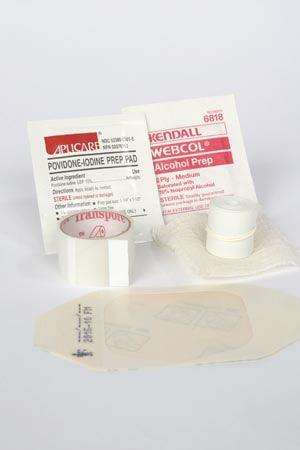 IV Start Kit, Tegaderm Dressing & PVP Prep Pad, 100/cs
