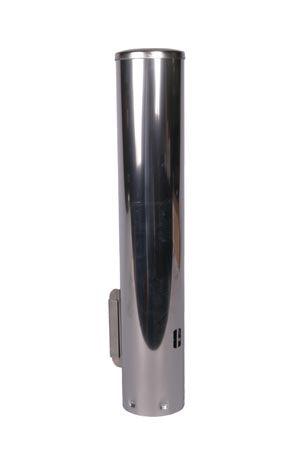 Cup Dispenser, Adjustable, Chrome, 3 or 5 oz