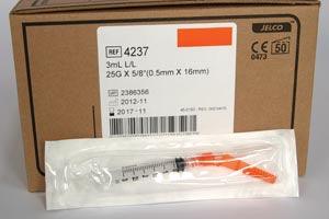 Needle, Safety, Hypodermic, 25G x 5/8