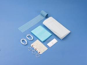 Post Mortem Kit, White, Curved Zipper, 3 White Tags, 10/cs