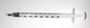Tuberculin Syringe Only, 1cc, Low Dead Space Plunger, Luer Slip with Cap, 100/bx, 10 bx/cs