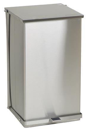 Step-On Can, 100 Qt, Stainless Steel (DROP SHIP ONLY)