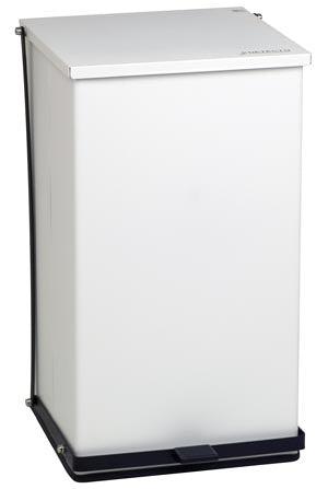 Step-On Can, 100 Qt, White (DROP SHIP ONLY)