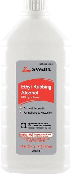 Ethyl Alcohol, 70%, 16 oz, 12/cs (132 cs/plt) (87643)  (Item is considered HAZMAT and cannot ship via Air or to AK, GU, HI, PR, VI)