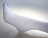 Anti-Embolism Stocking, Thigh Regular Length, X-Large, Calf Circumference: 17"-19", Thigh Measures: 25"-32", Inseam: 29"-33", Top Color: White, Toe Port Color: Green, 12/cs
