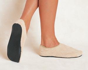 Adult Slippers, 11-12, Beige, 60/cs