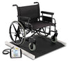 Wheelchair Scale, Portable, Digital, 1000 lb x .2 lb / 450 kg x .1 kg, 40x30 Platform (DROP SHIP ONLY)
