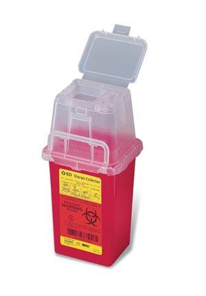 Sharps Collector, 1.5 Qt, Phlebotomy, Red, 36/cs (Drop Ship Requires Pre-Approval)