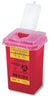 Sharps Collector, 1.0 Qt, Phlebotomy, Red, 60/cs(Drop Ship Requires Pre-Approval)
