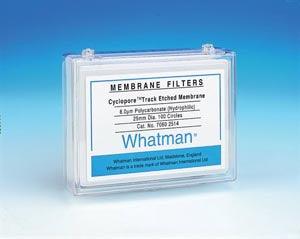 Filter Circles, 25mm Dia, Cyclopore Track-Etched Polycarbonate, Black, 0.4µm Pore Size, 100/pk