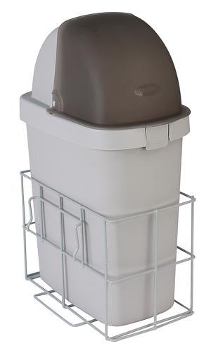 Detecto Waste Bin, w/ Accessory Rail, for Rescue Cart (DROP SHIP ONLY)